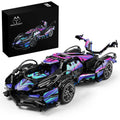 Mesiondy Cyberpunk V12 Hypercar Building Kit – 1039 PCS Premium Brick System | Italian Supercar Technic Model | Scissor Door & Active Wing Detail